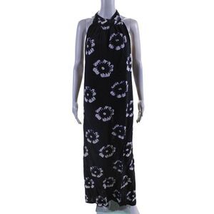 Busayo Collective Womens Floral Halter Dress Purple Size 6 16005822
